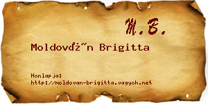 Moldován Brigitta névjegykártya